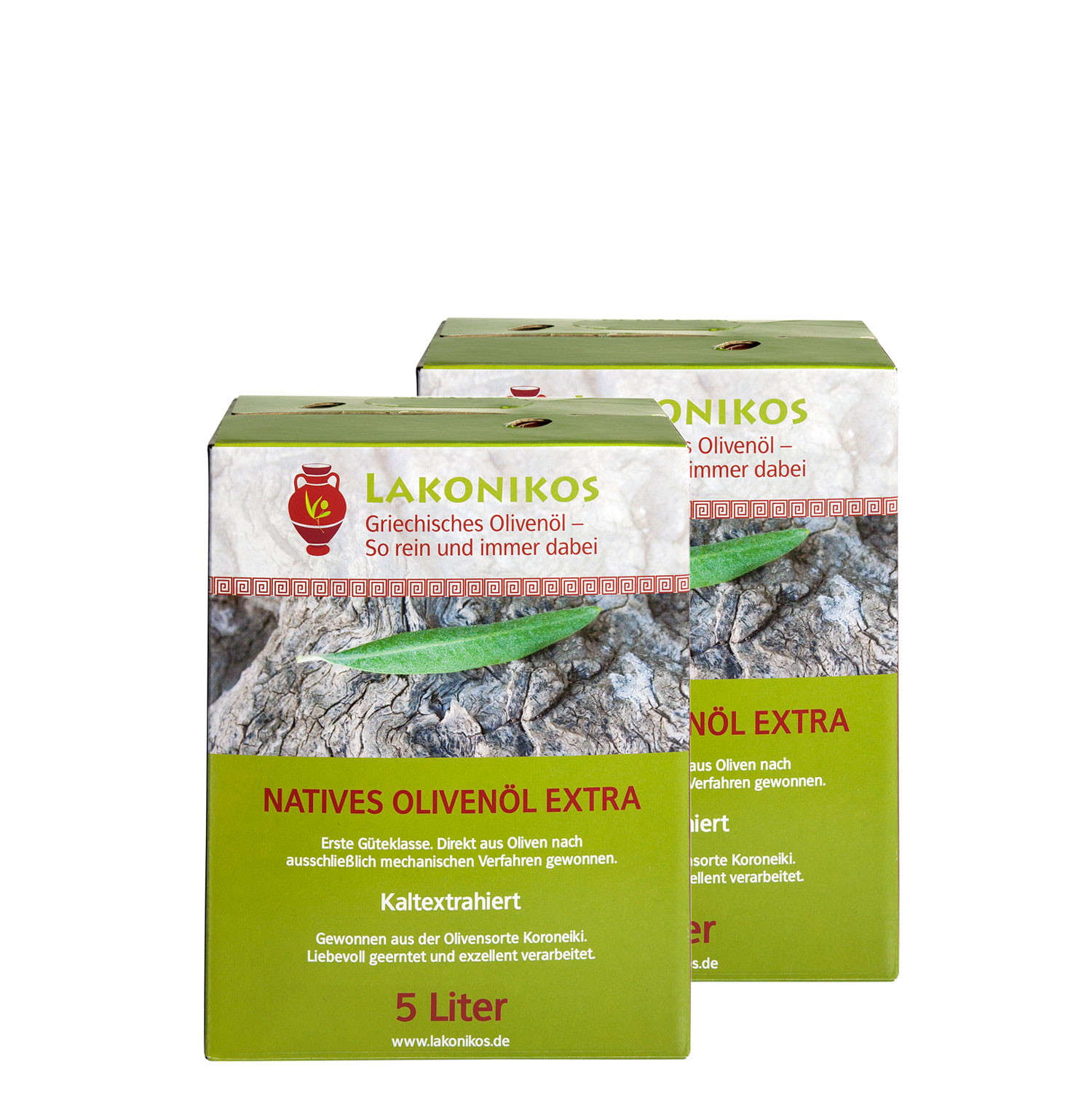 Olivenöl Lakonikos Bag-in-Box 2x 5 Liter